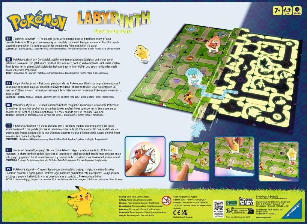 Ravensburger Familienspiel 24699 - Labyrinth Go! - Gesellschaftsspiel für 1-4 Personen, Brettspiel ab 7 Jahren