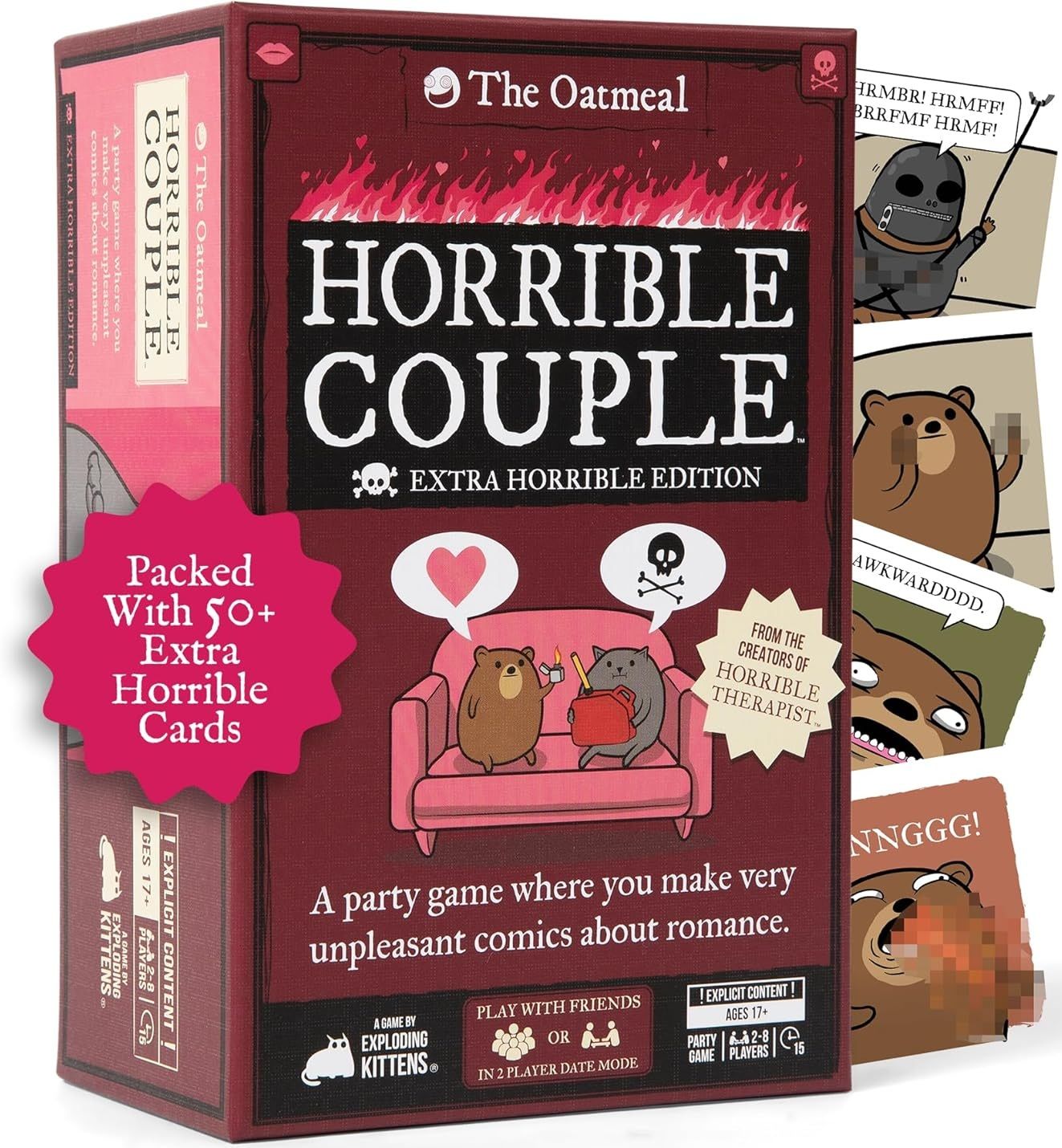 Настолна игра Horrible Couple (Extra Horrible Edition) - Парти | Ozone.bg