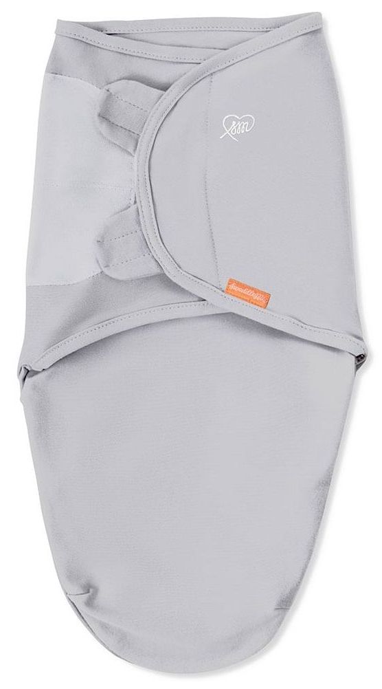 Памучни пелени Swaddleme Original Xo, 3 броя, сиви, 0.5 tog Добра