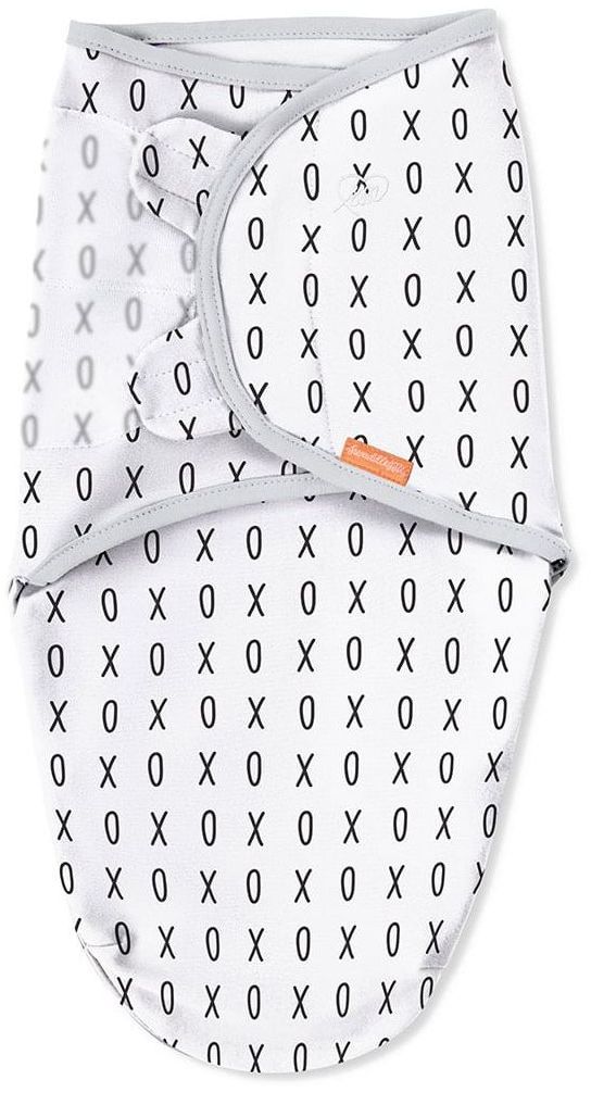 Памучни пелени Swaddleme Original Xo, 3 броя, сиви, 0.5 tog Добра