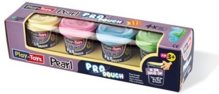 Пластилин Play-Toys - Перлени цветове, 4 х 50 g | Отлична цена | Ozone.bg
