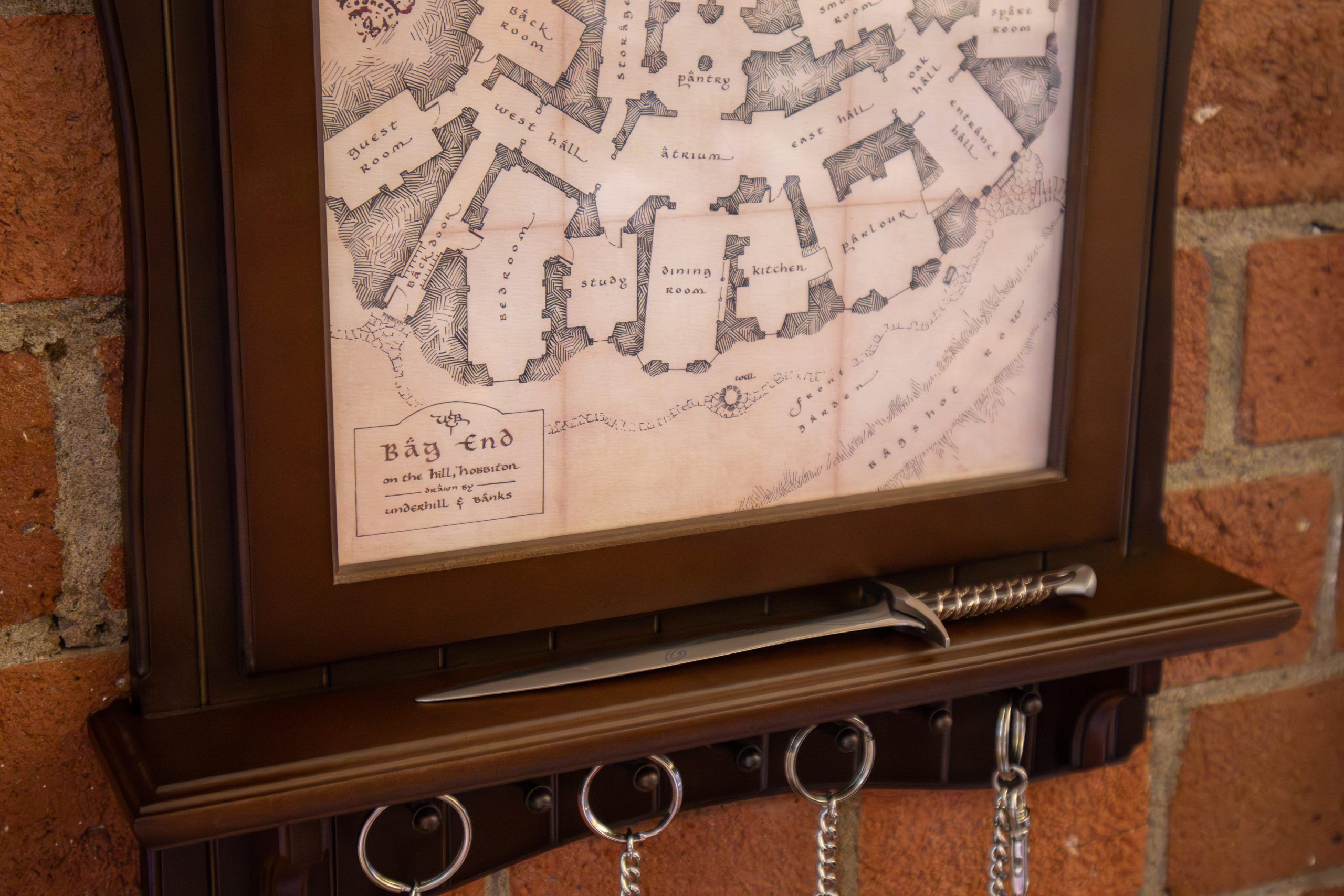 Поставка за ключове The Noble Collection Movies The Hobbit Bag End