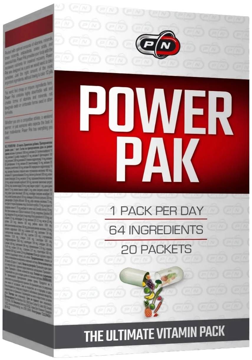 Power Pak, 20 пакета, Pure Nutrition | Ozone.bg