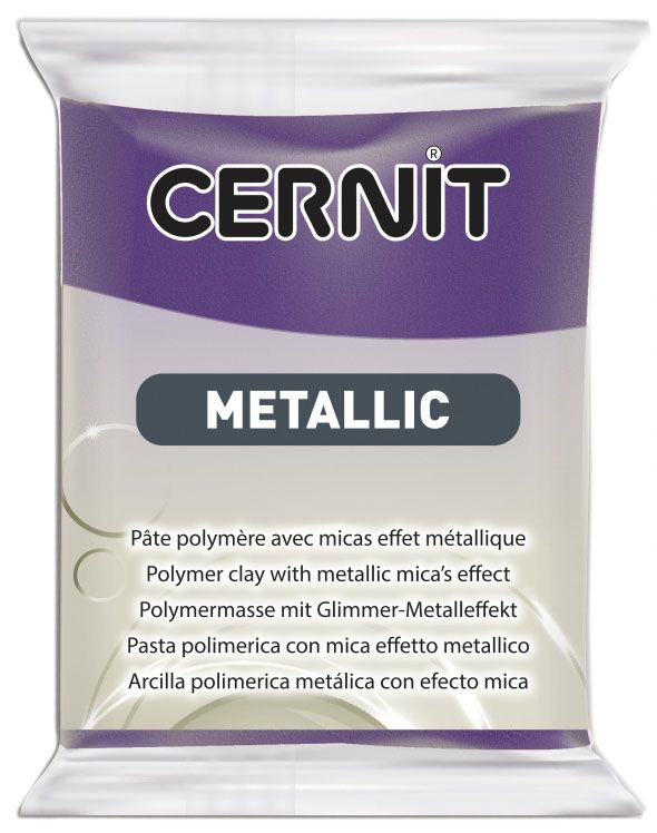 Полимерна глина Cernit Metallic - Лилава, 56 g | Ozone.bg
