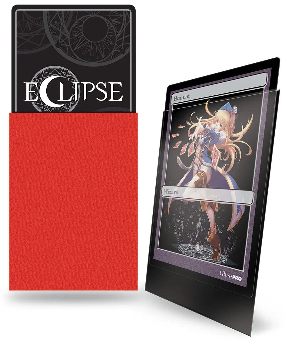 Ultra Pro Eclipse Matte Card Sleeves – 60 Count, Hot Pink, Perfect For Yu-Gi-Oh & Small Gaming Cards, Anti-Glare & Durable