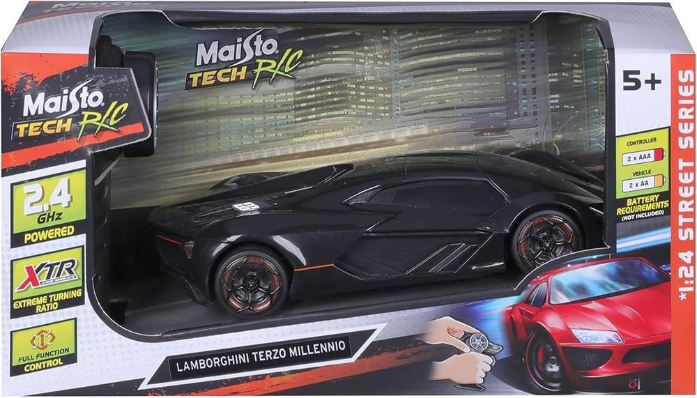 Bburago - Lamborghini Terzo Millennio - Voiture Miniature en Métal à l'échelle 1:24 - Robuste et Fidèle à L'Originale - Jouet pour Enfant - à Collectionner dès 3 Ans - 21094G