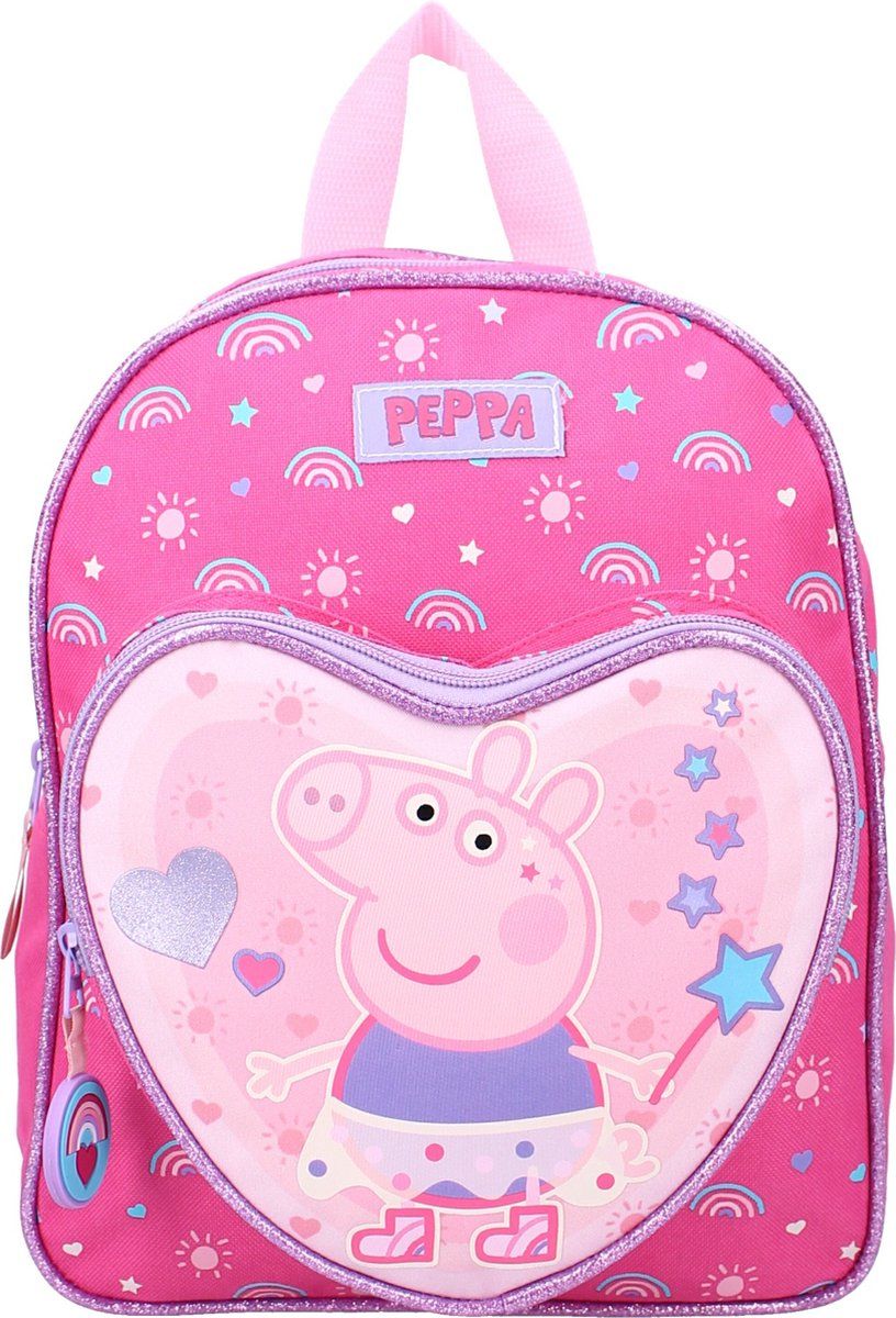 Vadobag Pochette à Crayons Peppa Pig - Pochette Rose à Deux