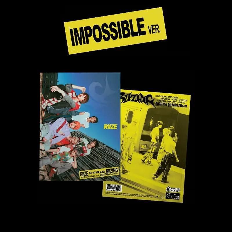 Impossible Riize Cover RIIZE - RIIZING, Photobook, Impossible Version (CD Box) Отлична цена ...
