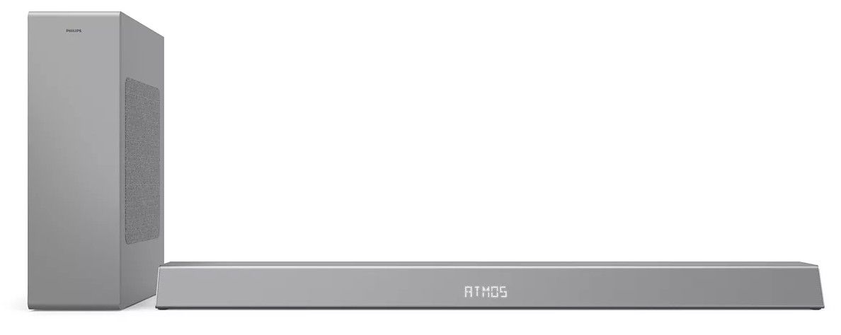Саундбар Philips - TAB8505/10, 2.1, сребрист | Ozone.bg