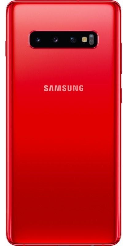 Смартфон Samsung - S10+, 128GB, Dual SIM, червен | Ozone.bg