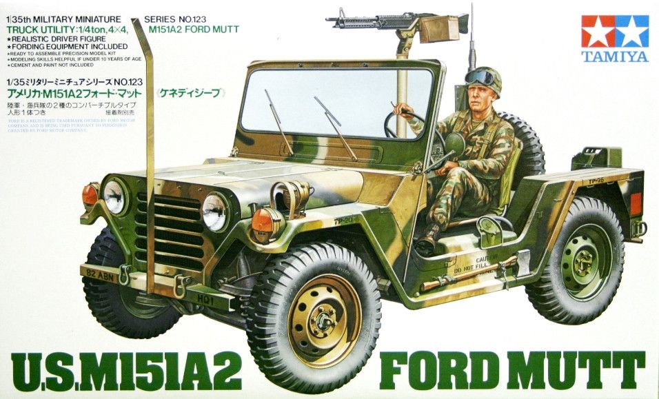 Сглобяем модел TAMIYA Военни: Автомобили - U.S. M151A2 FORD MUTT ...