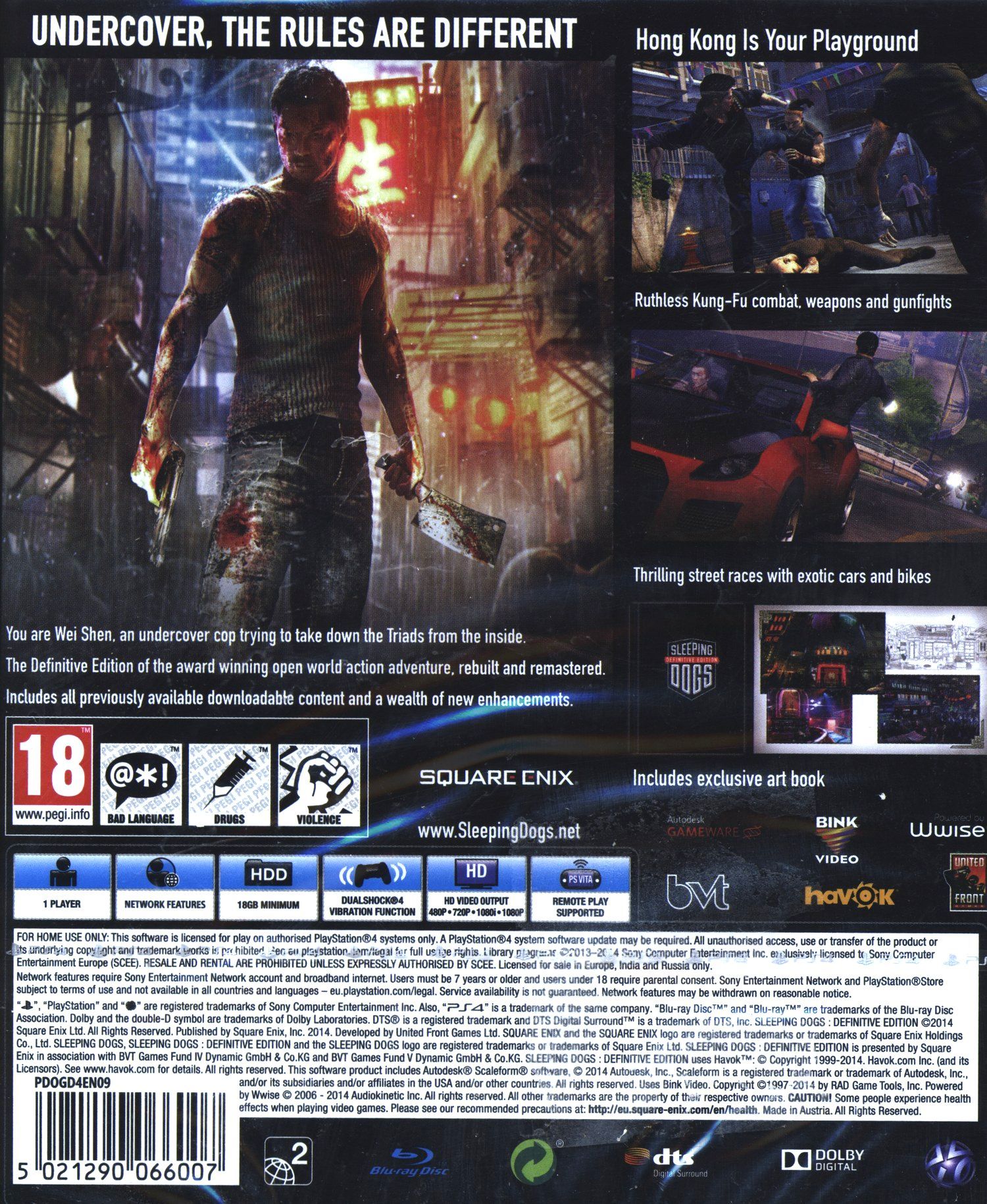 Sleeping Dogs Definitive Edition (PS4) Ozone.bg