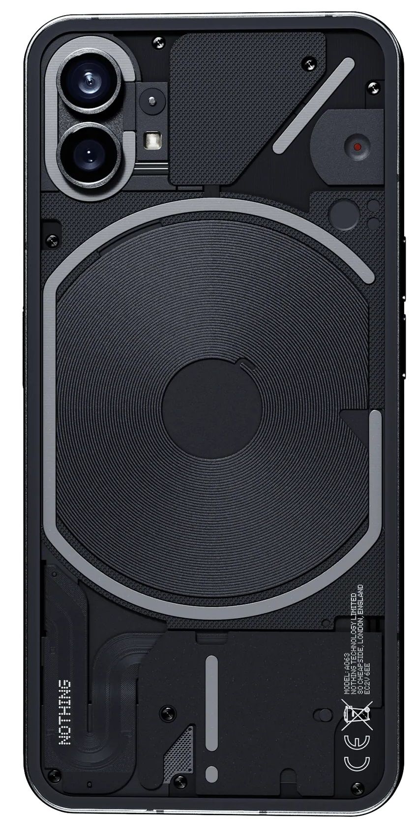 Смартфон Nothing - Phone 1 5G, 6.55'', 8/256GB, Black | Ozone.bg