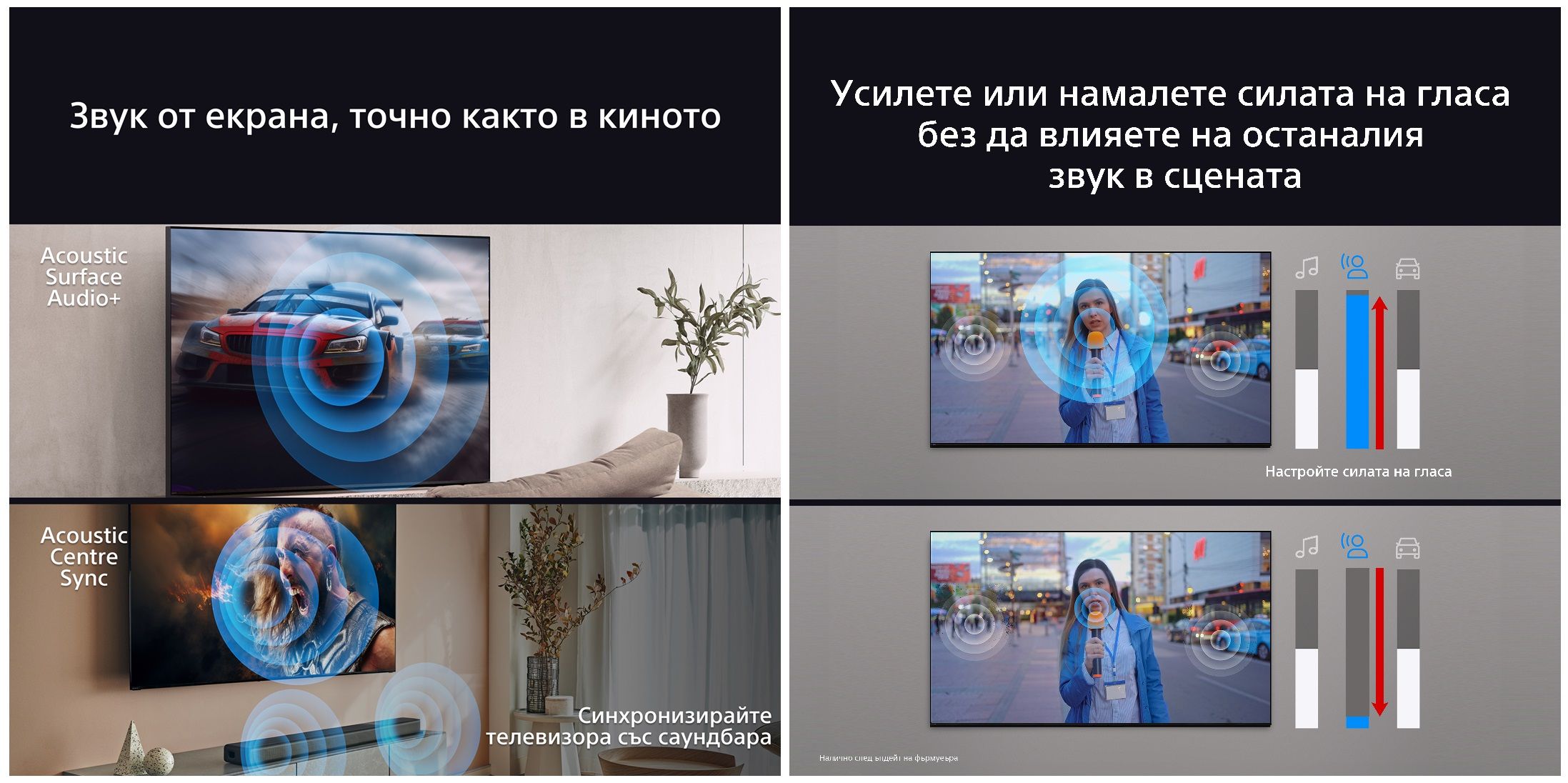 Смарт телевизор Sony - BRAVIA 8 K-77XR80, 77'', OLED, 4K, черен ТОП ...