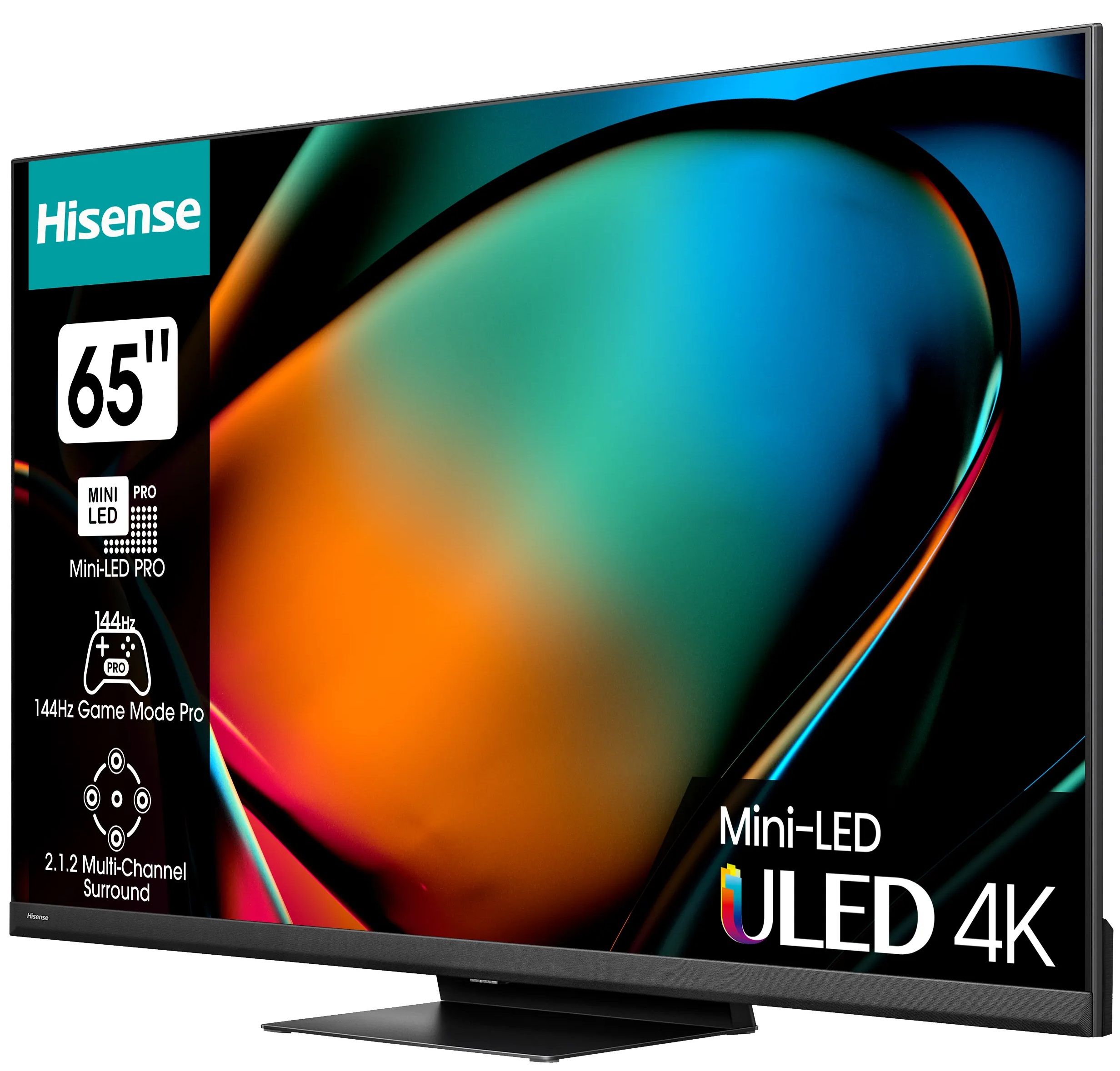 Смарт телевизор Hisense - 65U8KQ, 65'', ULED, 4К, черен ТОП цена | Ozone.bg