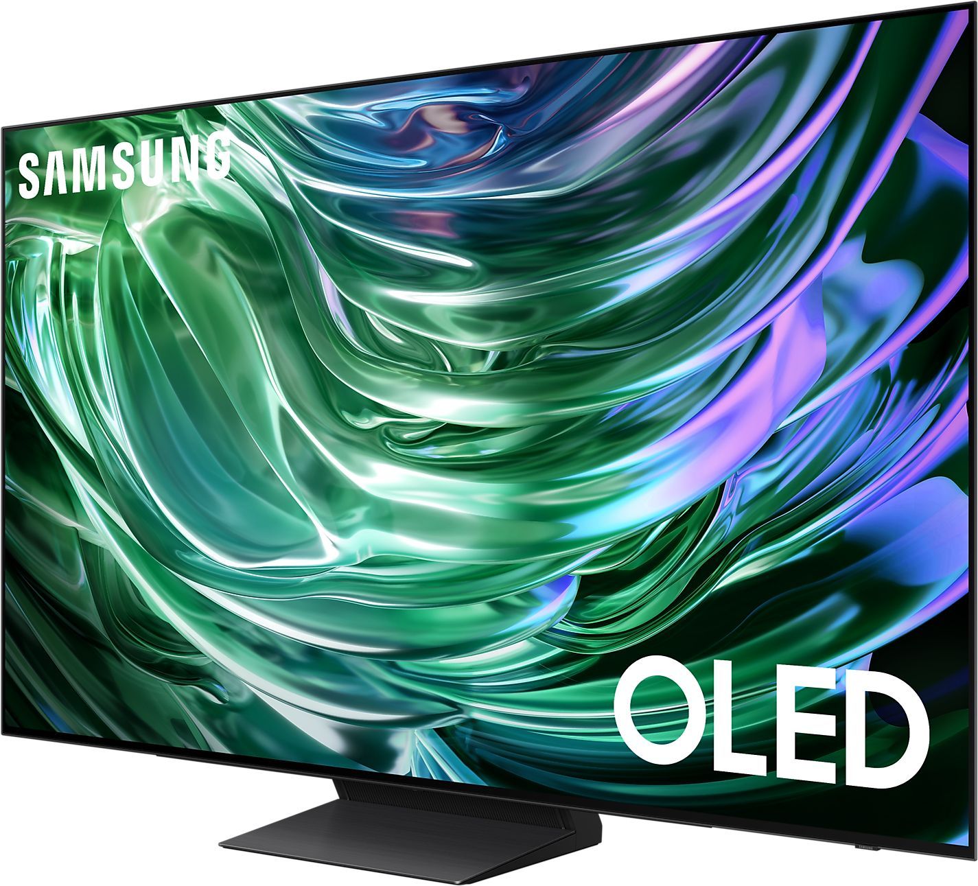 Смарт телевизор Samsung - QE55S90D AI, 55'', OLED, 4K, черен ТОП цена ...