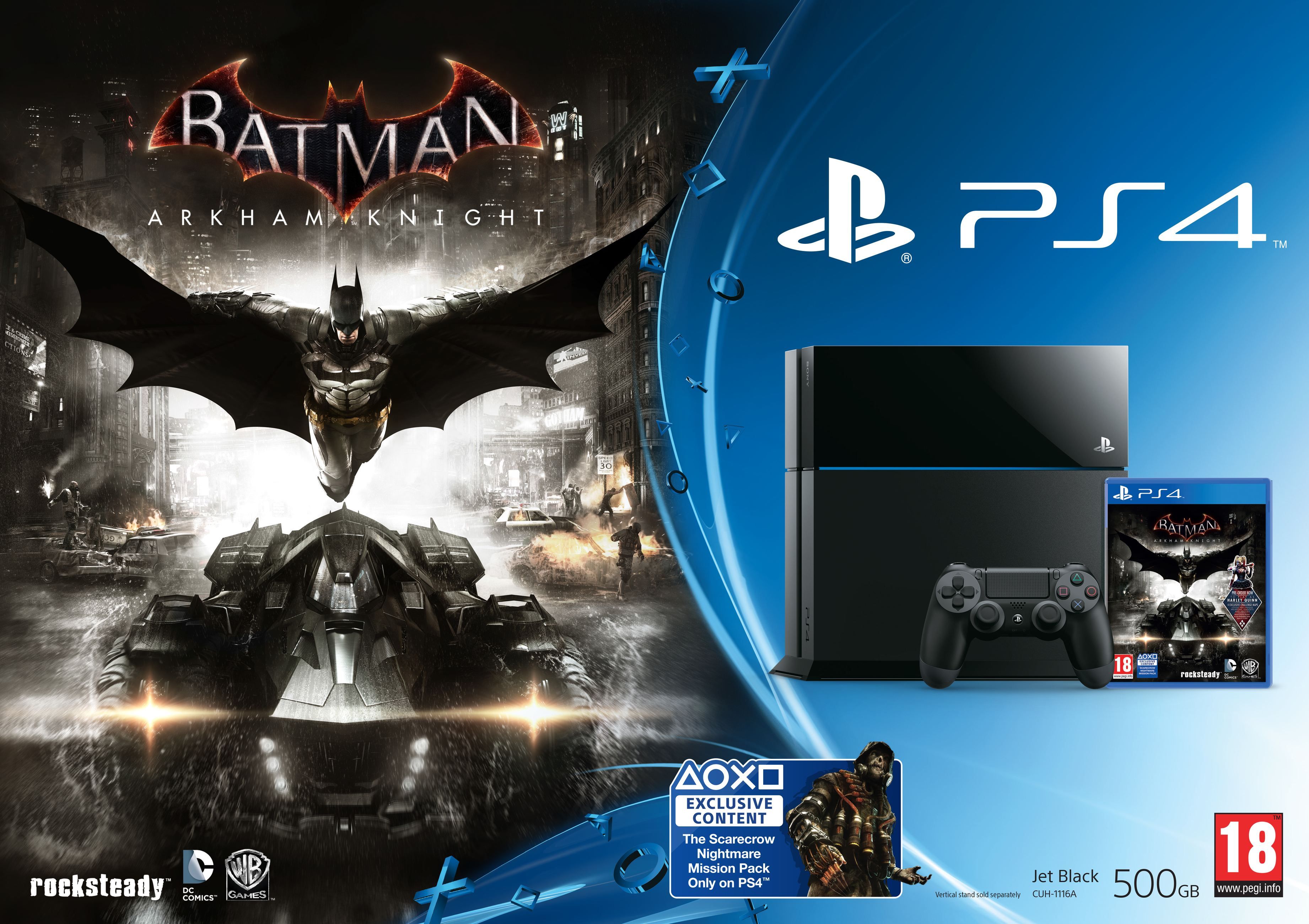 PlayStation 4 & Batman Arkham Knight Bundle Standard Edition Ozone.bg