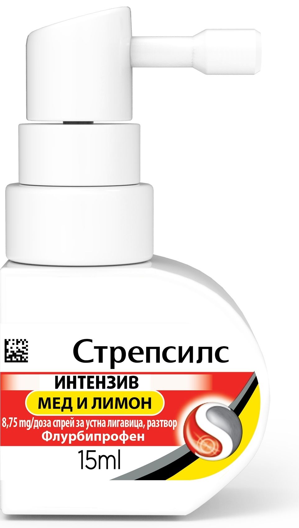 Стрепсилс Интензив Спрей, мед и лимон, 15 ml | Ozone.bg