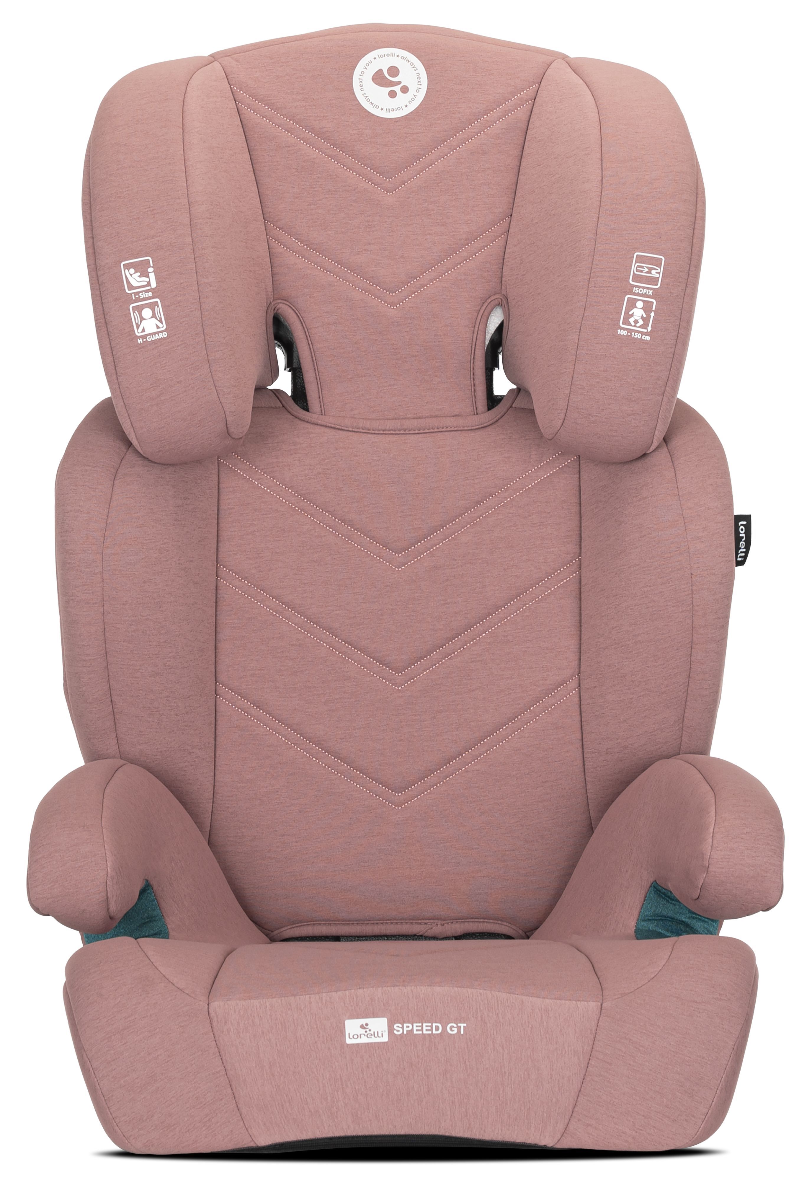 Стол за кола Lorelli - Speed GT, IsoFix, i-Size, 100-150 cm, розов ...