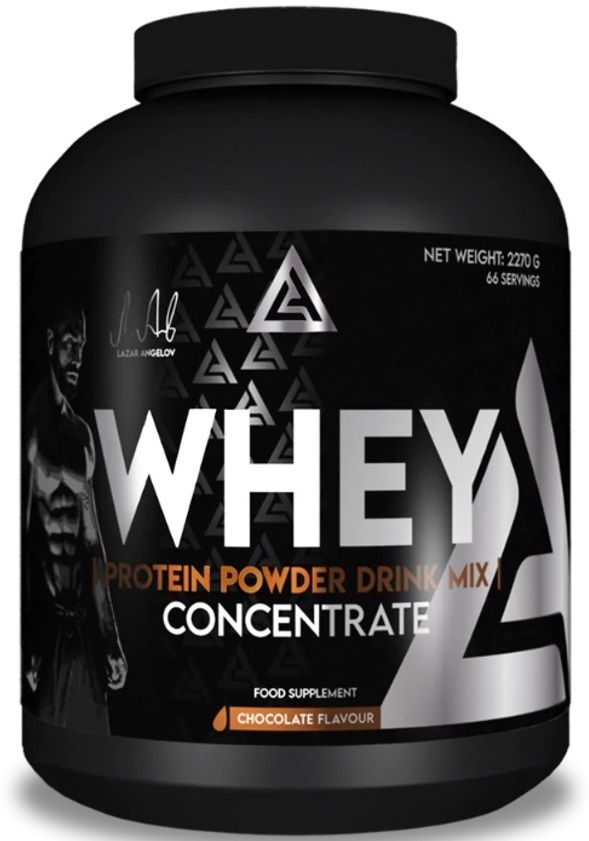 Whey Protein Powder Drink Mix, шоколад, 2270 g, Lazar Angelov Nutrition ...