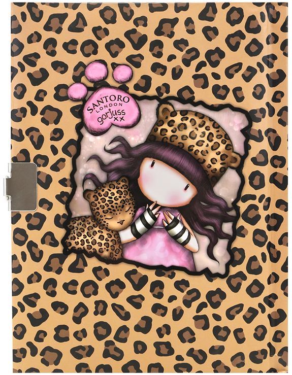 Таен дневник Santoro Gorjuss Purrrrrfect Love, с 2 гел химикалки