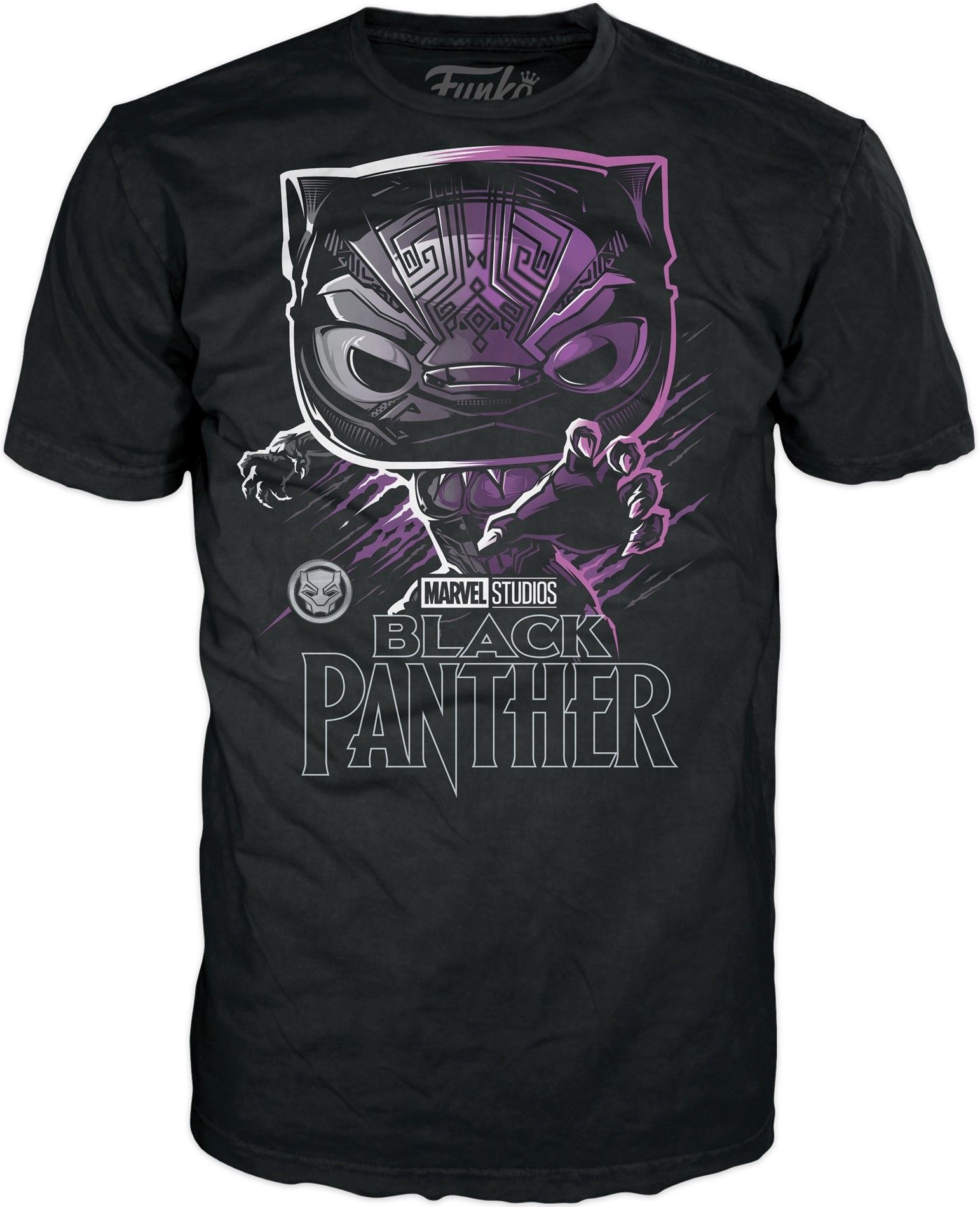 Baumwolle T-Shirt Funko Black Panther T-Shirt - Offizielles Wakanda Forever  Group Shirt Funko T-Shirts, image size:1542x1900