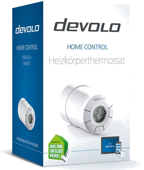 Термостат за радиатор devolo - 09811, Z-Wave, бял | Ozone.bg