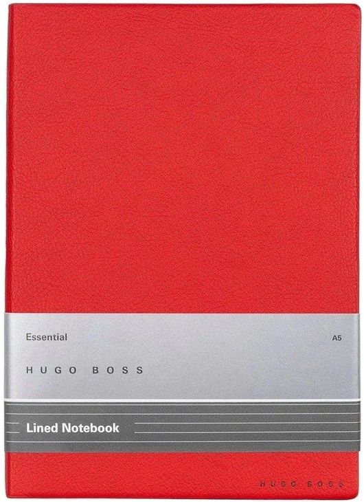 Caderno De Anotações A5 Hugo Boss Essential Storyline Folha Pautada