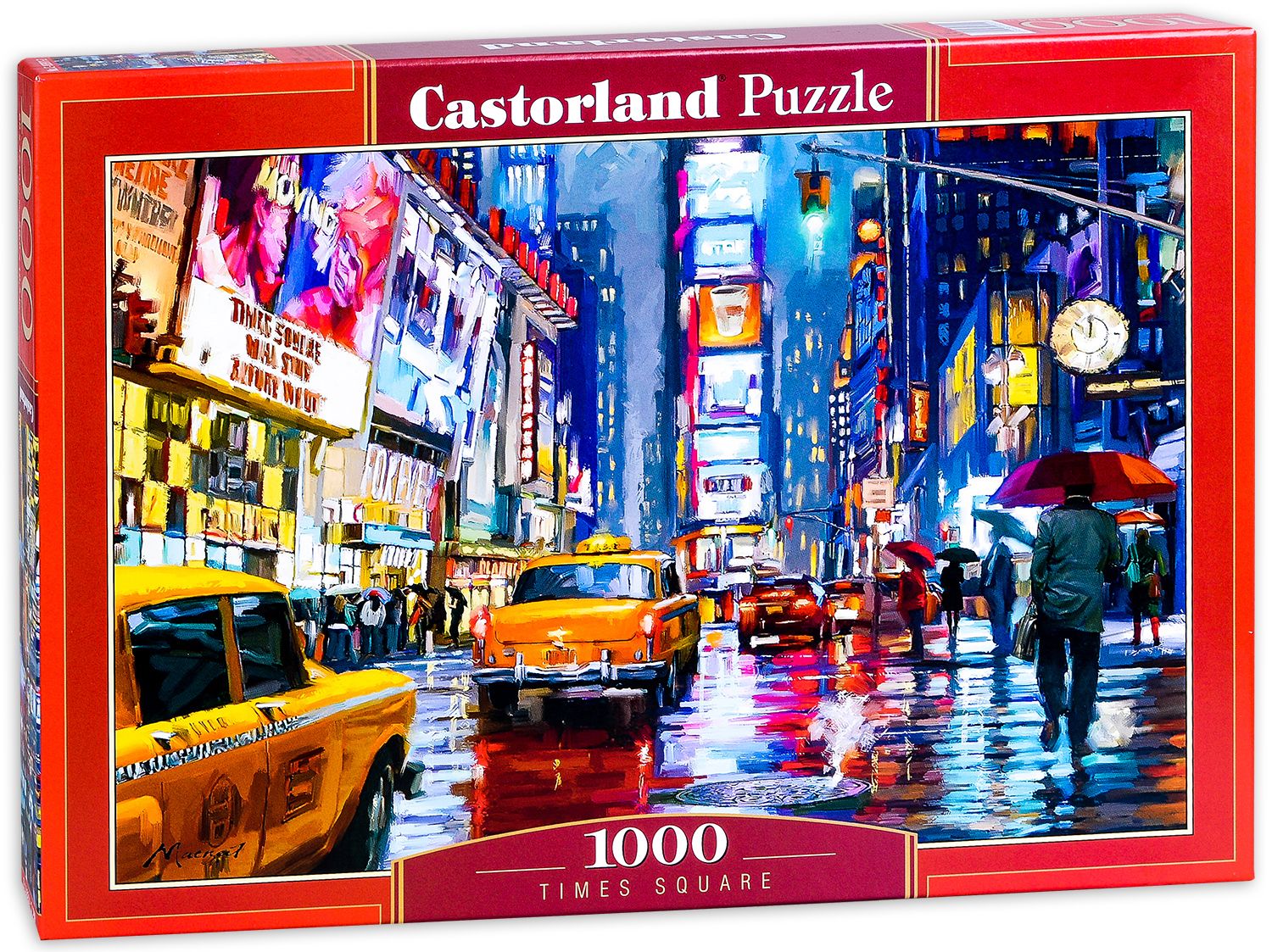 Пъзел Castorland от 1000 части Таймс Скуеър, Ню Йорк Супер цена