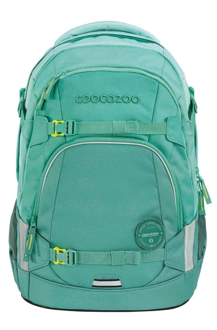 Coocazoo Portefeuille All Mint – En PET Recyclé – 2 Fenêtres De Visualisation – Dragonne – École & Voyage