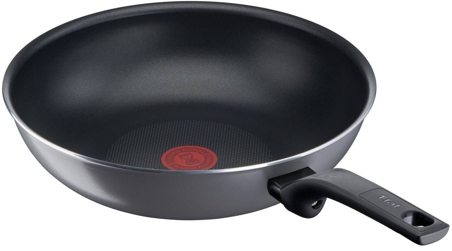Уок тиган Tefal - Easy Plus B5691953, 28 cm, черен | Ozone.bg