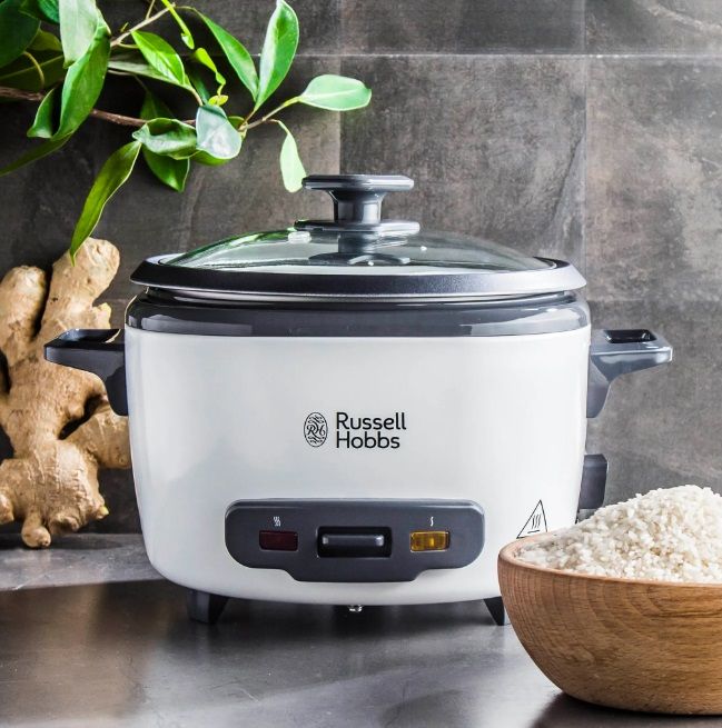 Уред за варене на ориз Russell Hobbs Large Rice Cooker,2704056, бял