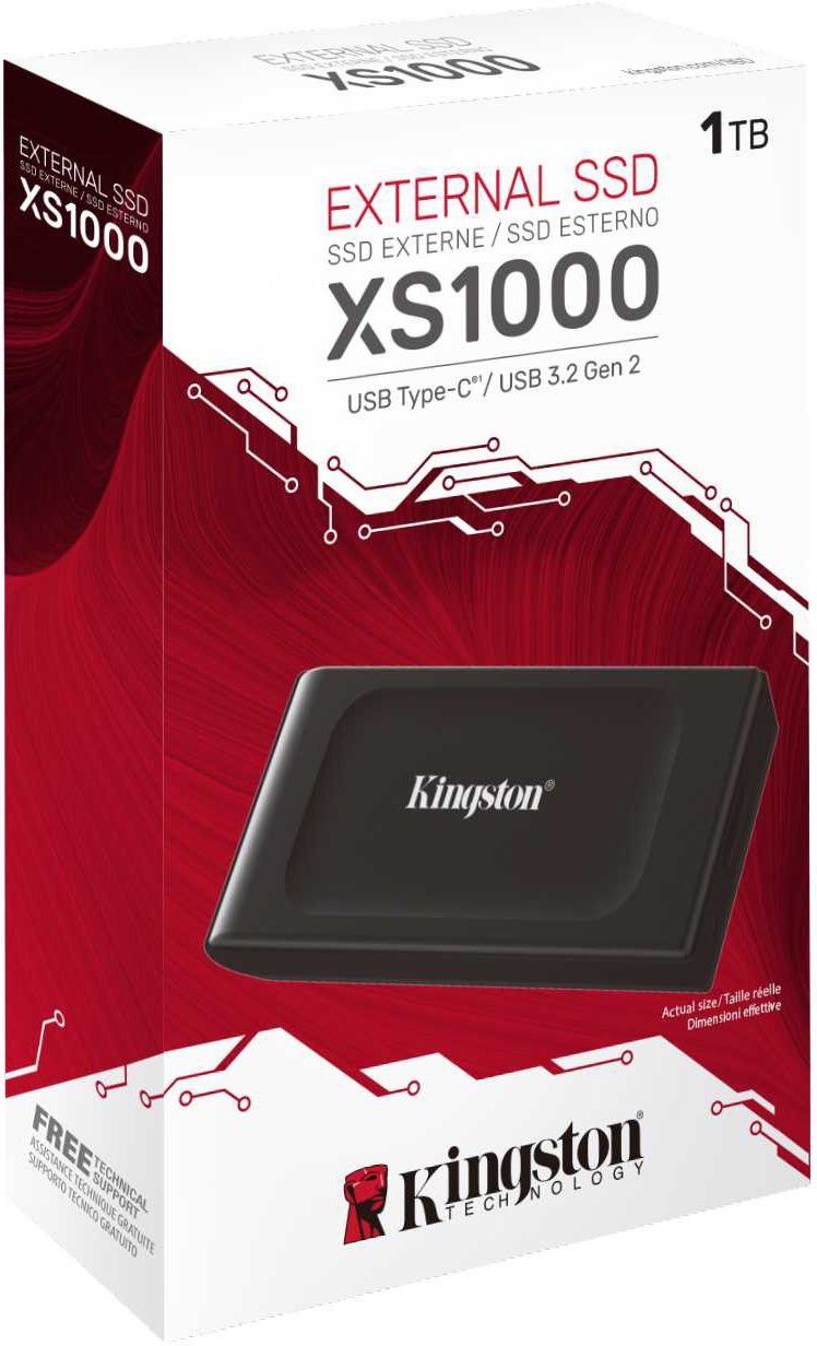 Външна SSD памет Kingston - XS1000, 1TB, USB 3.2 | Ozone.bg