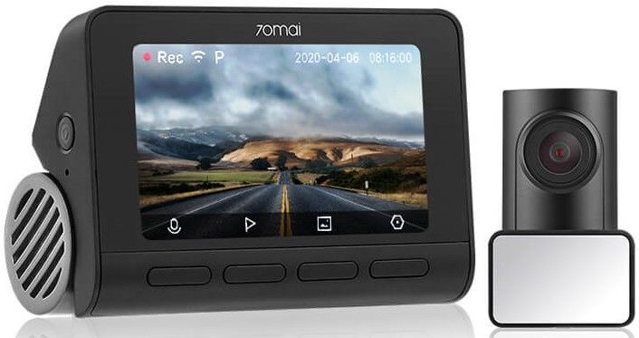 Видеорегистратор 70mai - Dash Cam Set A800S-1 + задна камера, черен ...