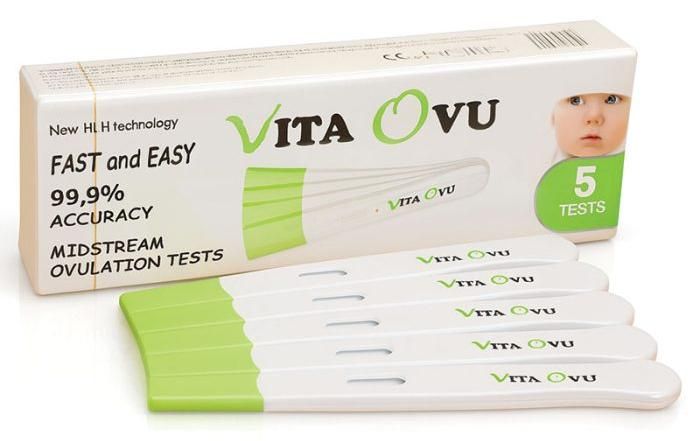 Check O2 Vitacom Vita Ovu Тестове за овулация, струйни, 5 броя, VitaCheck | Ozone.bg