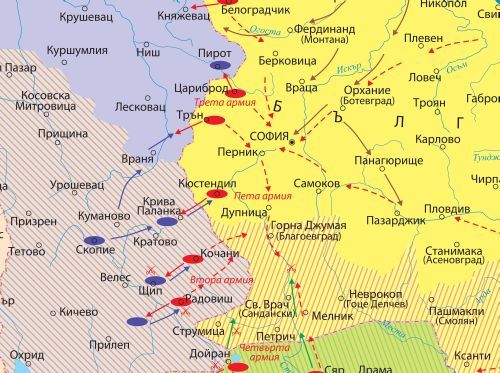 Vtora Balkanska Mezhdusyuznicheska Vojna Stenna Karta Ozone Bg