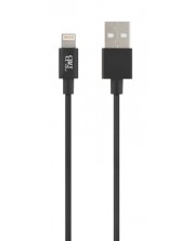 Кабел TnB - CBLIGHT5BK, USB-A/Lightning, 2 m, черен -1