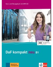 DaF kompakt Neu B1: Kurs- und Ubungsbuch + MP3-CD / Немски език - ниво B1: Учебник и учебна тетрадка + MP3-CD -1
