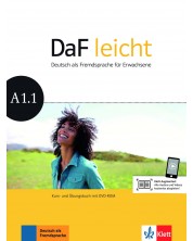DaF Leicht A1.1 Kurs und Ubungsbuch+DVD-ROM