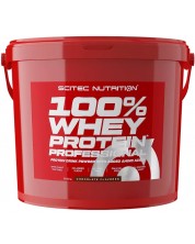 100% Whey Protein Professional, ягода и бял шоколад, 5000 g, Scitec Nutrition