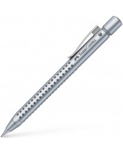 Автоматичен молив Faber-Castell Grip - Сребрист, 0.7 mm