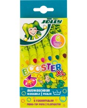Цветни флумастери JOLLY Booster XL – 6 цвята