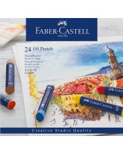 Маслени пастели Faber-Castell - Creative Studio, 24 броя -1