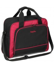 Чанта за количка Babyono - Basic, черно и червено, с термочанта -1