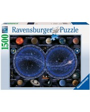 Пъзел Ravensburger от 1500 части - Небесна карта -1