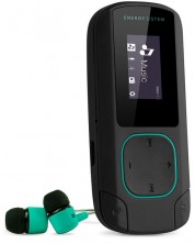 MP3 плеър Energy Sistem Clip - черен/зелен