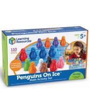 Детска логическа игра Learning Resources - Пингвини върху лед -1
