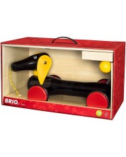 Играчка за дърпане Brio - Дакел, размер XL -1