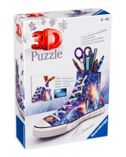 3D Пъзел Ravensburger от 108 части - Космос, обувка -1