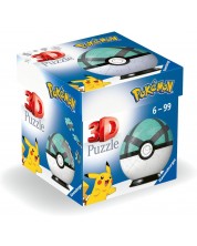 3D Пъзел Ravensburger от 54 части - Pokemon: Net Ball -1